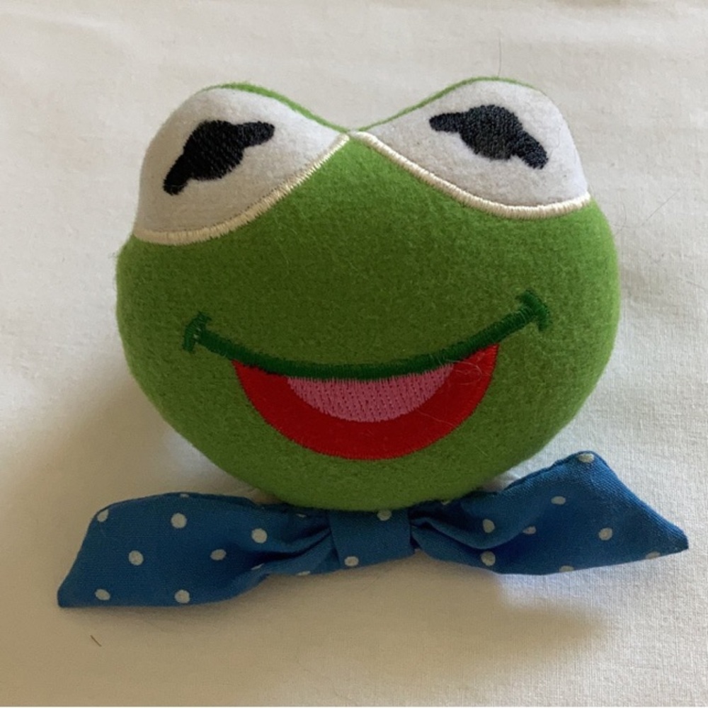 Vintage Eden Kermit the Frog Wrist Rattle Jim Henson’s Muppets HTF